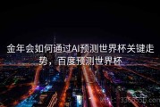 金年会如何通过AI预测世界杯关键走势，百度预测世界杯