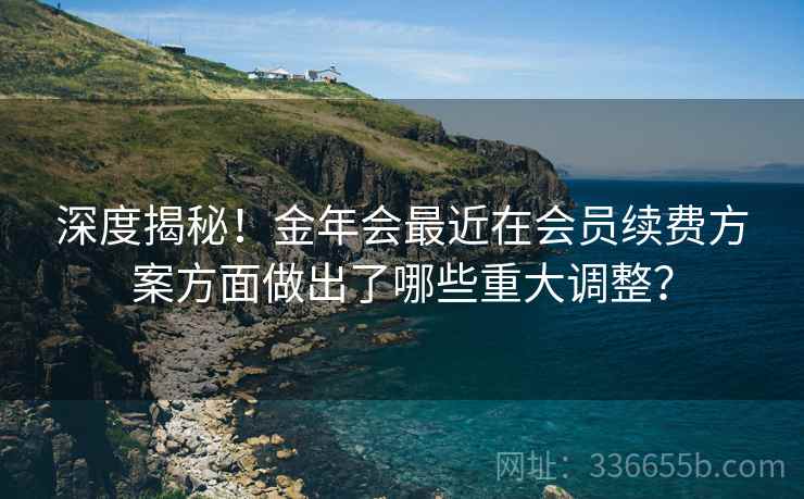 深度揭秘！金年会最近在会员续费方案方面做出了哪些重大调整？