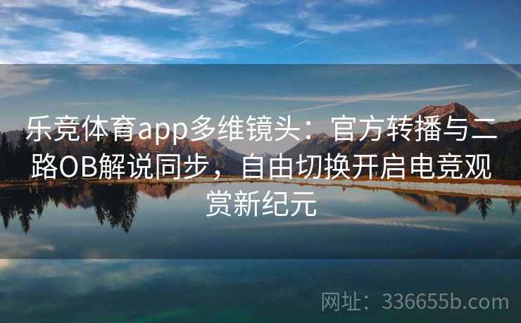乐竞体育app多维镜头：官方转播与二路OB解说同步，自由切换开启电竞观赏新纪元
