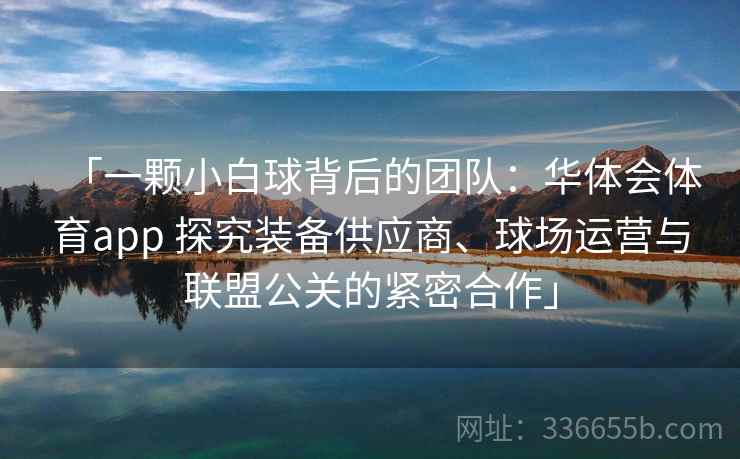 「一颗小白球背后的团队：华体会体育app 探究装备供应商、球场运营与联盟公关的紧密合作」